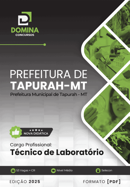 Apostila Técnico de Laboratório Tapurah MT 2025