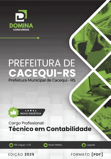 Apostila Técnico em Contabilidade Cacequi RS 2025