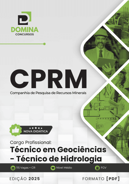 Apostila Técnico em Geociências Assistente Administrativo CPRM 2025