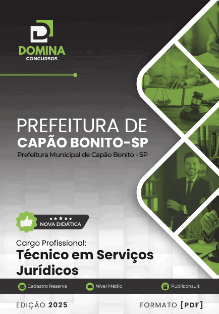 Apostila Fiscal de Obras Capão Bonito SP 2025