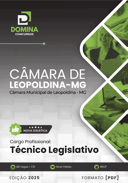 Apostila Técnico Legislativo Câmara Leopoldina MG 2025