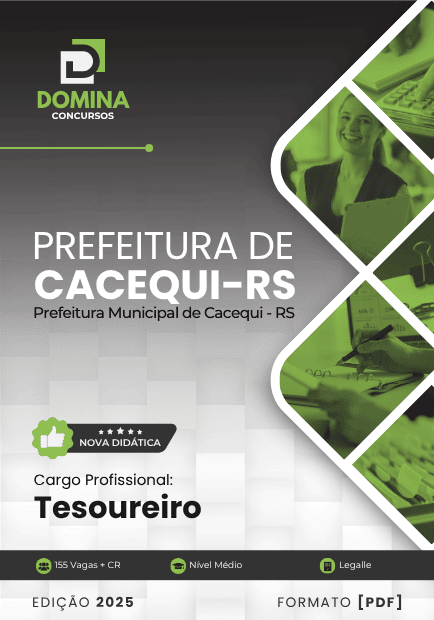 Apostila Tesoureiro Cacequi RS 2025
