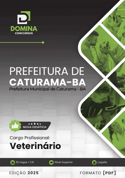 Apostila Veterinário Caturama BA 2025
