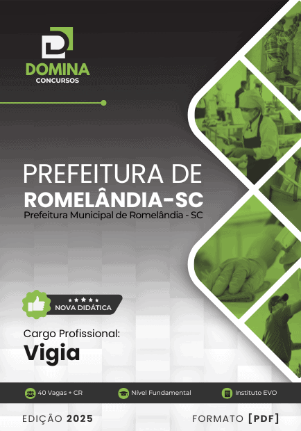 Apostila Vigia Romelândia SC 2025