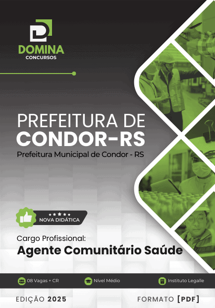 Apostila Agente Comunitário Saúde Condor RS 2025
