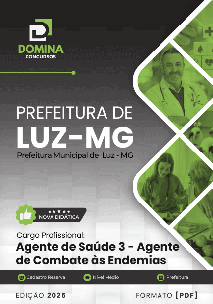 Apostila Agente de Combate As Endemias Luz MG 2025