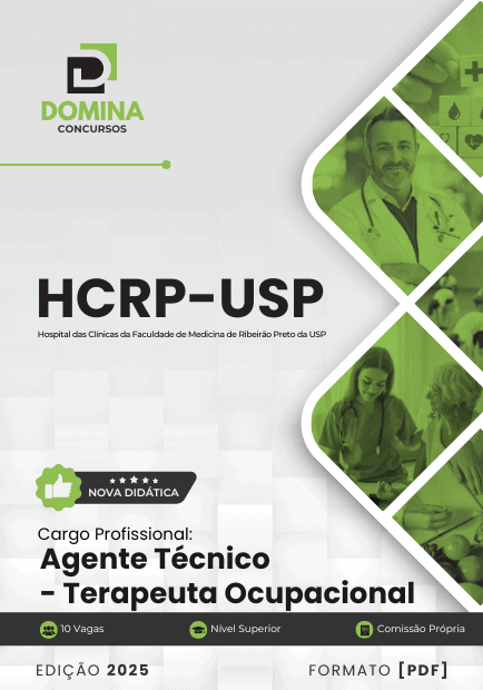 Apostila Agente Técnico Terapeuta Ocupacional HCRP SP 2025