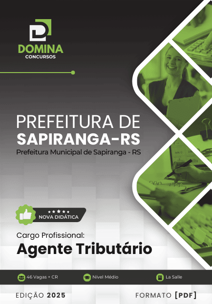 Apostila Agente Tributário Sapiranga RS 2025