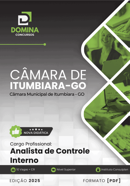 Apostila Analista de Controle Interno Câmara Itumbiara GO 2025