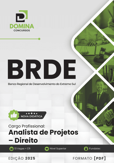 Apostila Analista de Projetos Administrador BRDE 2025
