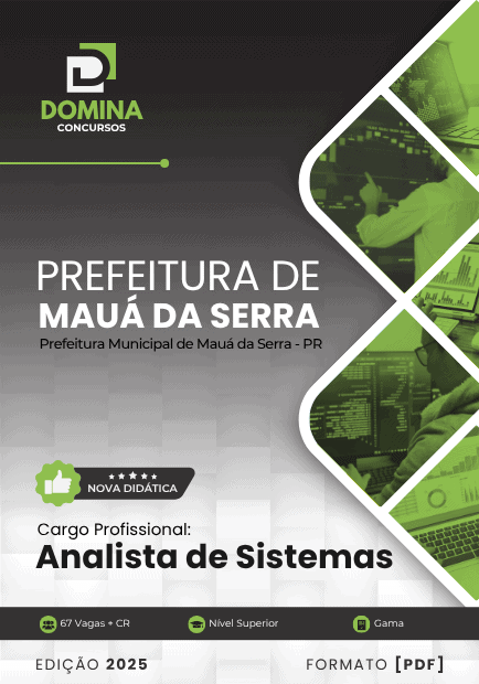Apostila Analista de Sistemas Mauá da Serra PR 2025