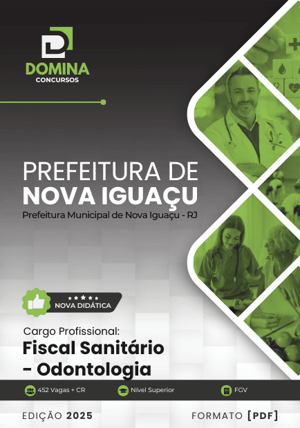 Apostila Fiscal Sanitário Odontologia Nova Iguaçu RJ 2025