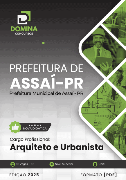 Apostila Arquiteto e Urbanista Assaí PR 2025