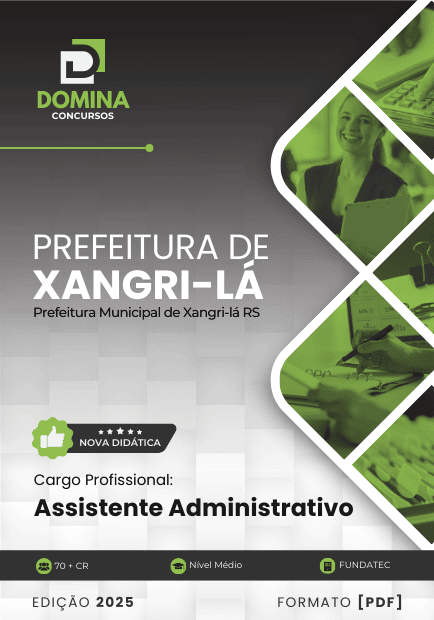 Apostila Assistente Administrativo Xangri-lá RS 2025