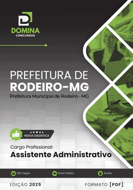 Apostila Assistente Administrativo Rodeiro MG 2025