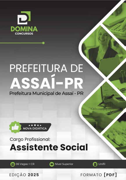 Apostila Assistente Social Assaí PR 2025