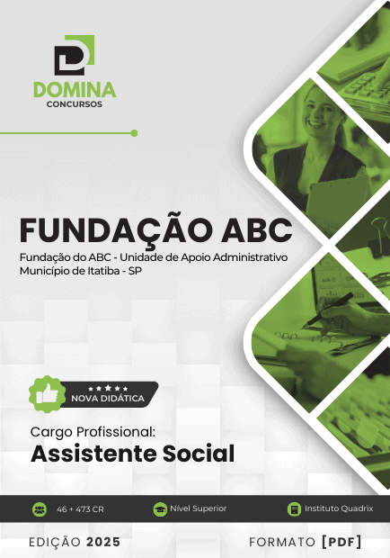 Apostila Assistente Social Fundação ABC Itatiba SP 2025