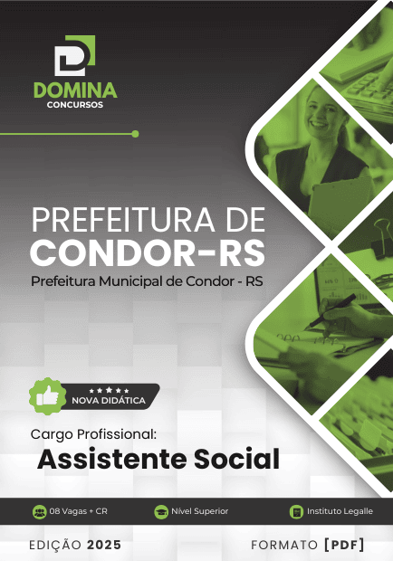 Apostila Assistente Social Condor RS 2025