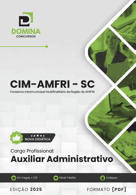 Apostila Auxiliar Administrativo CIM AMFRI 2025