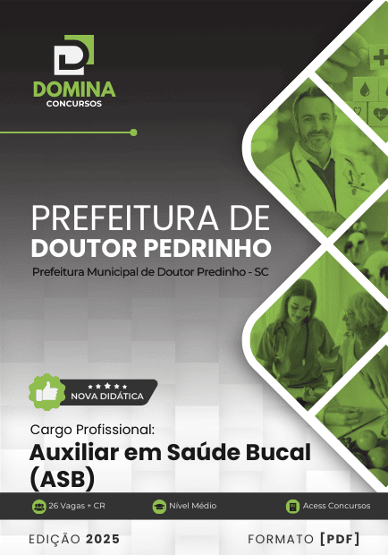Apostila Auxiliar de Veterinário Doutor Pedrinho SC 2025