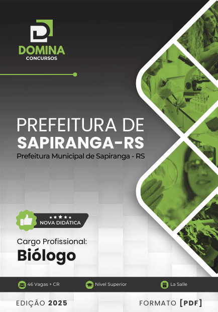 Apostila Biólogo Sapiranga RS 2025