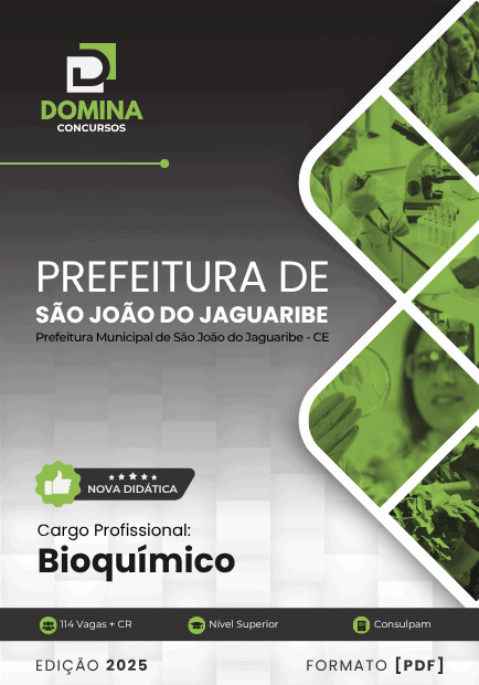 Apostila Bioquímico São João do Jaguaribe CE 2025