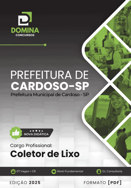 Apostila Coletor de Lixo Cardoso SP 2025