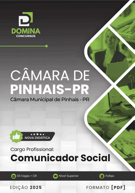 Apostila Comunicador Social Câmara Pinhais PR 2025