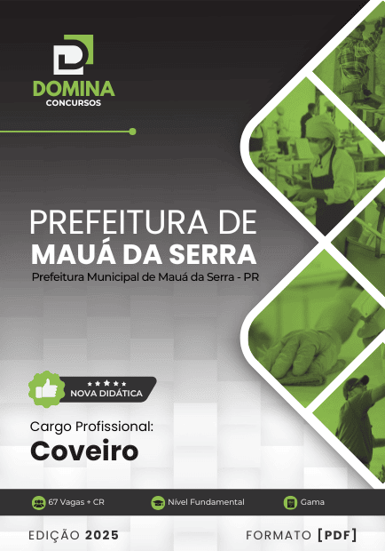Apostila Coveiro Mauá da Serra PR 2025