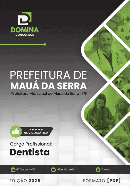 Apostila Dentista Mauá da Serra PR 2025