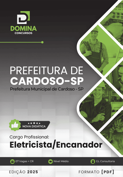 Apostila Eletricista Encanador Cardoso SP 2025