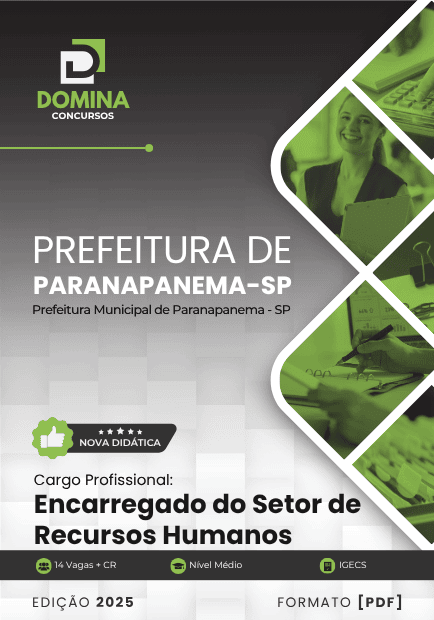 Apostila Encarregado do Patrimônio Paranapanema SP 2025
