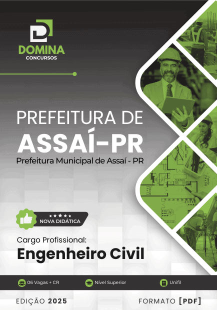Apostila Engenheiro Civil Assaí PR 2025