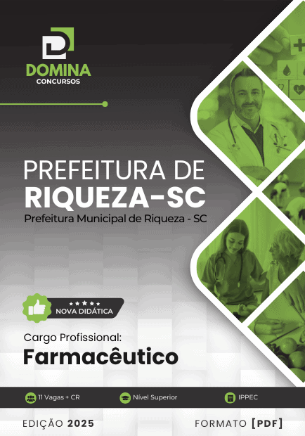 Apostila Farmacêutico Riqueza SC 2025