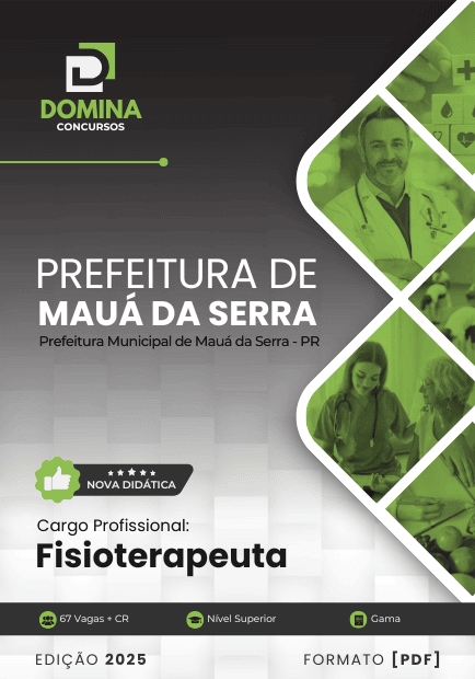Apostila Fisioterapeuta Mauá da Serra PR 2025