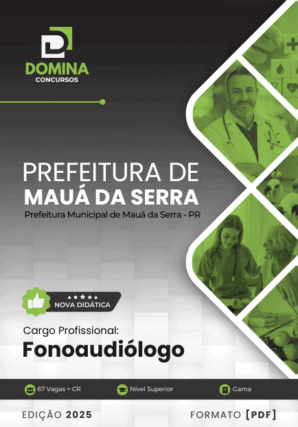 Apostila Fonoaudiólogo Mauá da Serra PR 2025