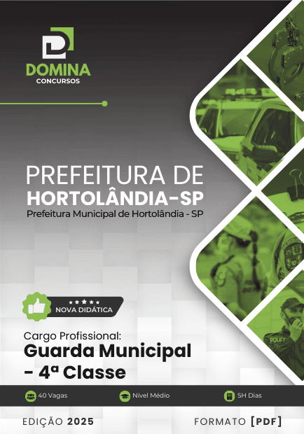 Apostila Guarda Municipal Hortolândia SP 2025