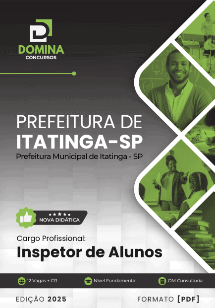 Apostila Inspetor de Alunos Itatinga SP 2025