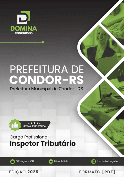 Apostila Inspetor Tributário Condor RS 2025