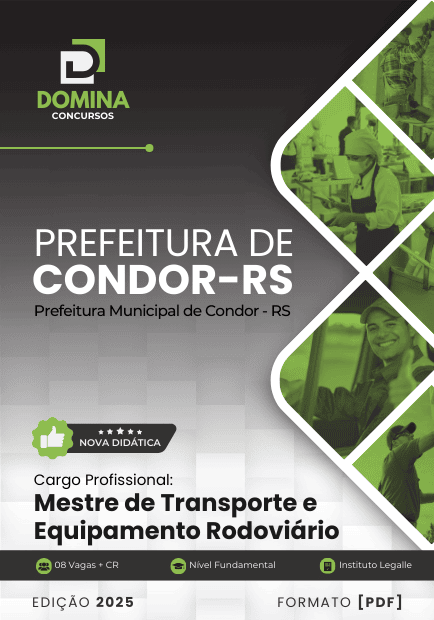 Apostila Mestre de Transporte e Equipamento Rodoviário Condor RS 2025