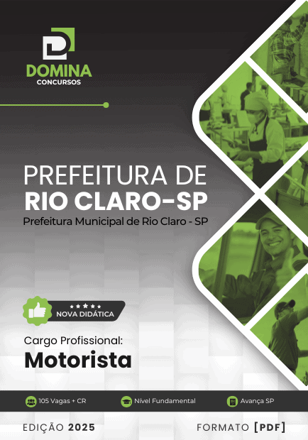 Apostila Motorista Rio Claro SP 2025