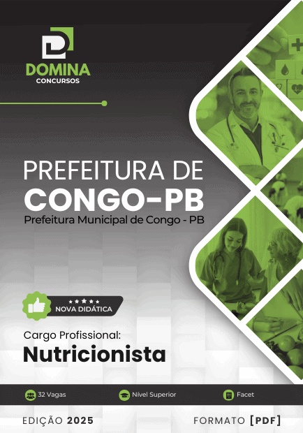 Apostila Nutricionista Congo PB 2025