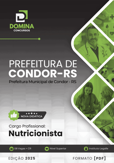 Apostila Nutricionista Condor RS 2025