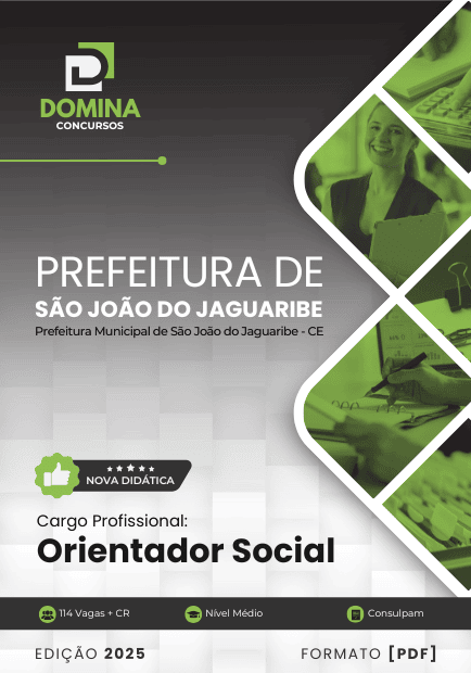 Apostila Orientador Social São João do Jaguaribe CE 2025