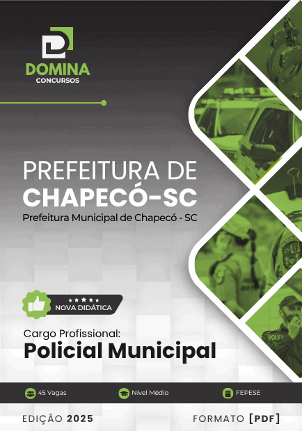 Apostila Policial Municipal Chapecó SC 2025