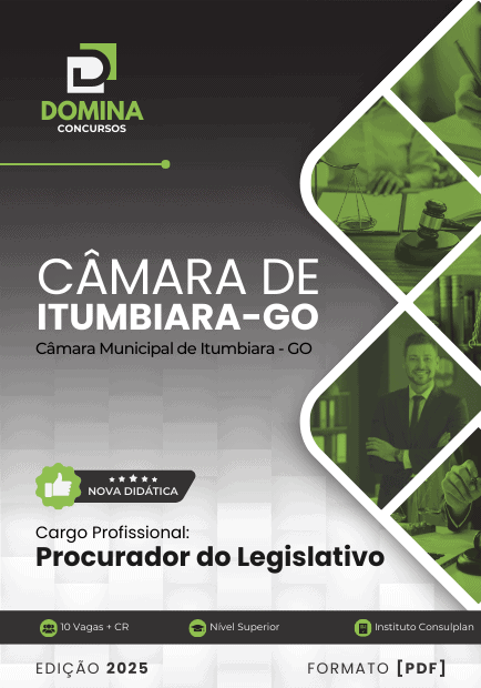 Apostila Procurador do Legislativo Câmara Itumbiara GO 2025