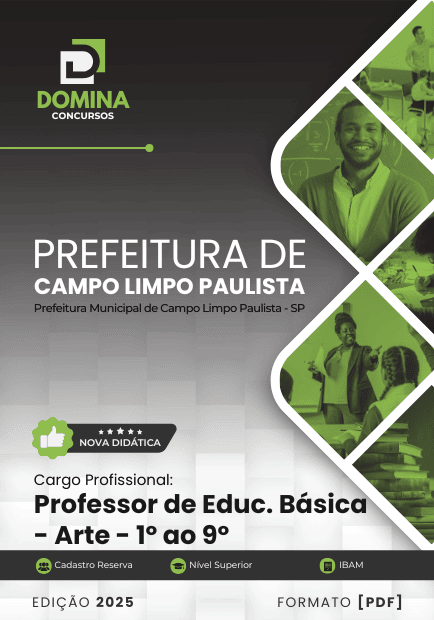Apostila Professor Campo Limpo Paulista SP 2025