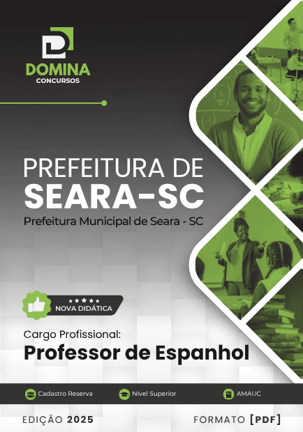 Apostila Professor de Espanhol Seara SC 2025
