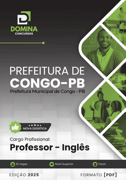 Apostila Professor Inglês Congo PB 2025