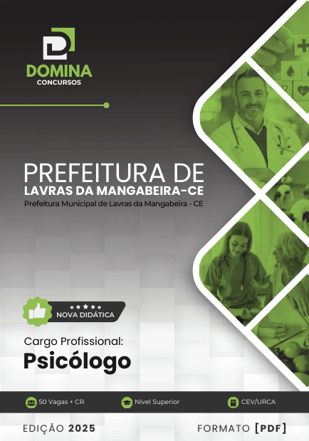 Apostila Psicólogo Lavras da Mangabeira CE 2025